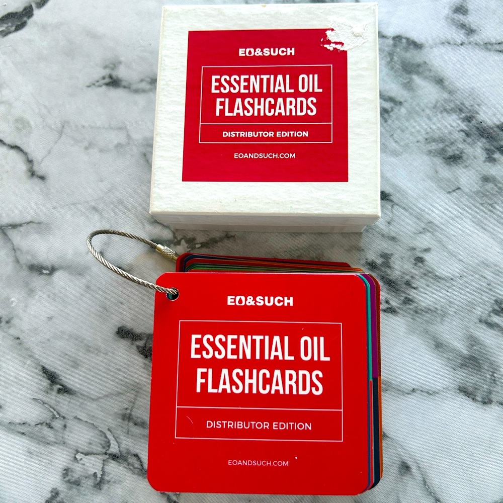 Essential Oil Flashcards, Distributor Edition
